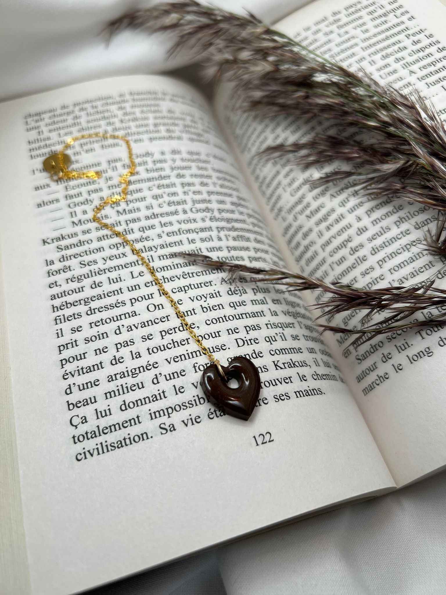 Bijou de livre coeur