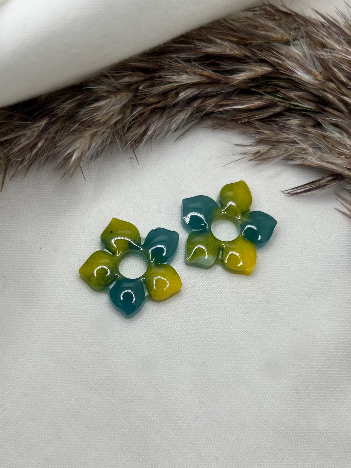 Pampilles Isis Bleues et jaunes