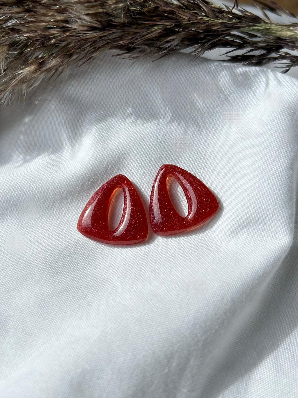 Pampilles Nova rouges nacrées